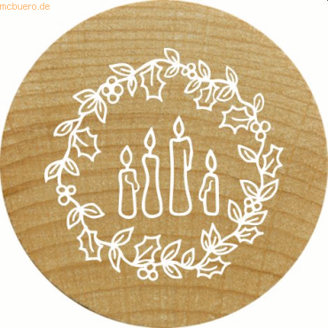 Rössler Stempel Woodies 4 Kerzen Rössler Stempel Woodies 4 Kerzen von Rössler