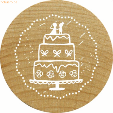 Rössler Stempel Woodies Hochzeitstorte von Rössler