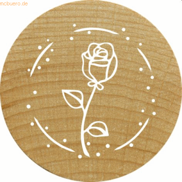 Rössler Stempel Woodies Rose von Rössler