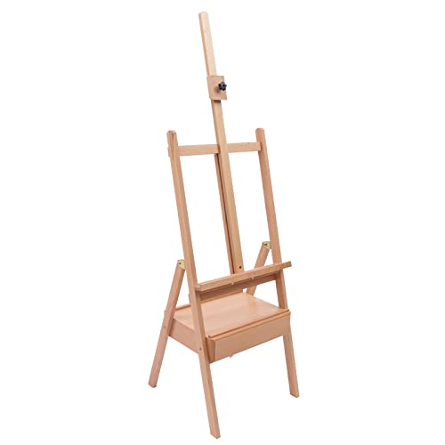 Maltisch mit Schubladen, Höhenverstellbarer Maltisch aus Holz, Verstellbereich 154–198 cm, Geeignet für Kinder, Anfänger, Schüler Sowie Fortgeschrittene Künstler und Profis. von Rogowsen
