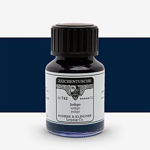 Rohrer & Klingner Zeichentusche Indigo 50 ml von Rohrer & Klingner