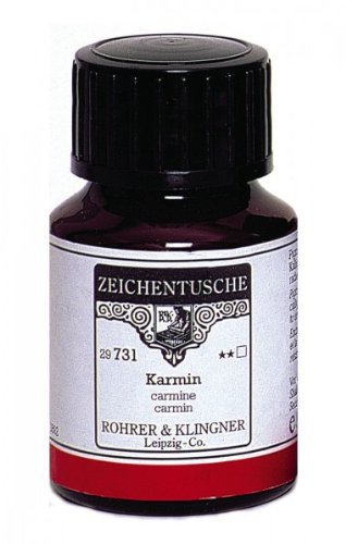 Rohrer & Klingner Zeichentusche Karmin 50 ml von Rohrer & Klingner