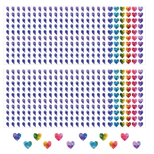 2400 Stück Herz Sticker,Selbstklebend Glitzer Sticker Liebe, für Valentinstag Ostern Hochzeit Gästebuch Geschenkbeutel DIY Handwerk Scrapbooking Umschlagsiegel Dekoration 2400 Stück Herz Sticker,Selbstklebend Glitzer Sticker Liebe, für Valentinstag Ostern Hochzeit Gästebuch Geschenkbeutel DIY Handwerk Scrapbooking Umschlagsiegel Dekoration von Roinaid
