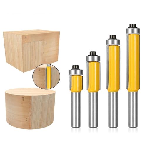 Bündigfräser 4 Stück Bündigfräser 8mm Bündigfräser Kugellager Oben Bündigfräser Für Den Holzzuschnitt Bündigfräser Mit Anlaufring Oben Holzfräser Holzbearbeitungsschneidwerkzeuge Bündigfräser 4 Stück Bündigfräser 8mm Bündigfräser Kugellager Oben Bündigfräser Für Den Holzzuschnitt Bündigfräser Mit Anlaufring Oben Holzfräser Holzbearbeitungsschneidwerkzeuge von Roinaid