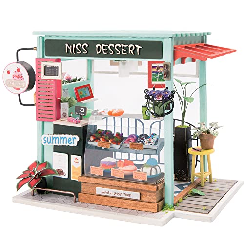 Robotime 3D Puzzle Holzbausatz Rolife Ice Cream Station mit Beleuchtung, Größe: 19,5 x 17,5 x17,5 cm, DGM06 Robotime 3D Puzzle Holzbausatz Rolife Ice Cream Station mit Beleuchtung, Größe: 19,5 x 17,5 x17,5 cm, DGM06 von Rolife