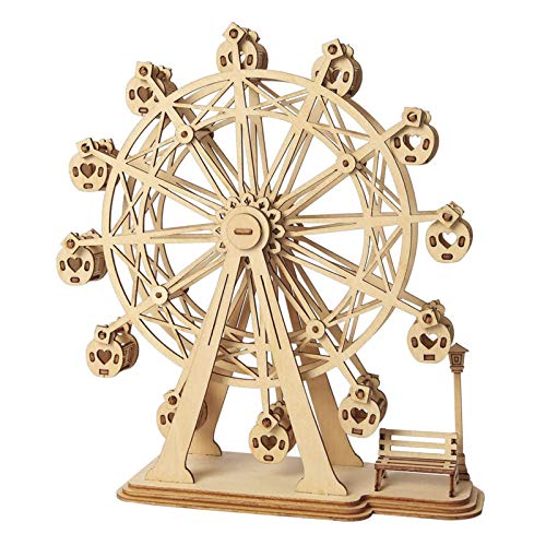Rolife Woodcraft Baukasten Riesenrad 3D-Holzbausatz für Selbstmontage Spielzeug Geschenk für Kinder, Jugendliche und Erwachsene Rolife Woodcraft Baukasten Riesenrad 3D-Holzbausatz für Selbstmontage Spielzeug Geschenk für Kinder, Jugendliche und Erwachsene von Rolife