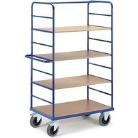 Rollcart Etagenwagen 08-7607 blau 120,0 x 70,0 x 188,0 cm von Rollcart