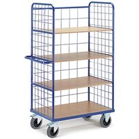 Rollcart Etagenwagen 08-7617 blau 100,0 x 70,0 x 188,0 cm von Rollcart