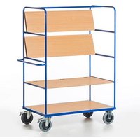 Rollcart Etagenwagen 08-7807 blau 120,0 x 80,0 x 188,0 cm von Rollcart