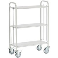 Rollcart Etagenwagen 08-7473 weiß 80,0 x 38,0 x 110,0 cm von Rollcart