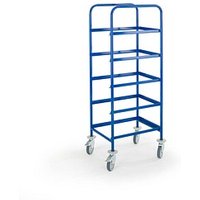 Rollcart Kommissionierwagen 16-4400 blau 41,0 x 61,0 x 157,0 cm von Rollcart