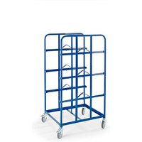 Rollcart Kommissionierwagen 16-4410 blau 2 x 41,0 x 2 x 61,0 x 152,0 cm von Rollcart