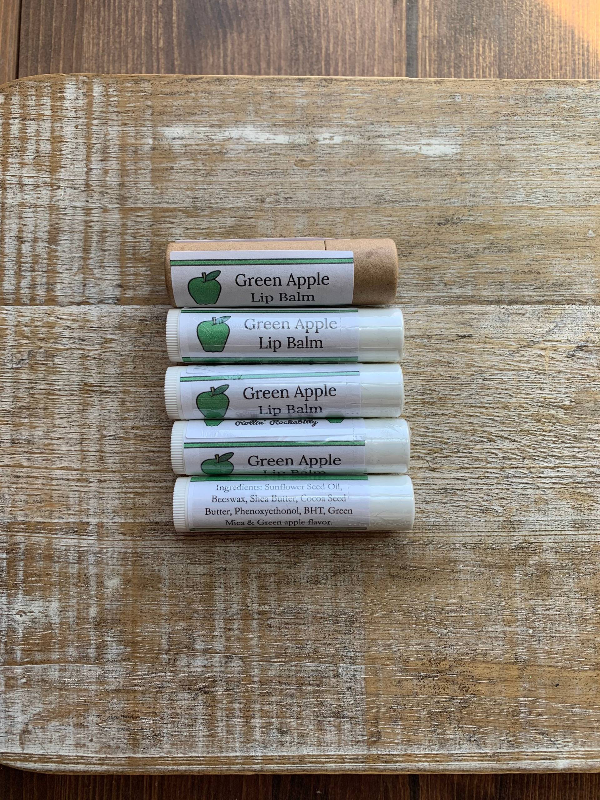 Grüner Apfel Lippenbalsam Lippenpflege Colorado Made Grandma Smith Chapstick Geschenk Grüner Apfel Lippenbalsam Lippenpflege Colorado Made Grandma Smith Chapstick Geschenk von RollinRockabilly