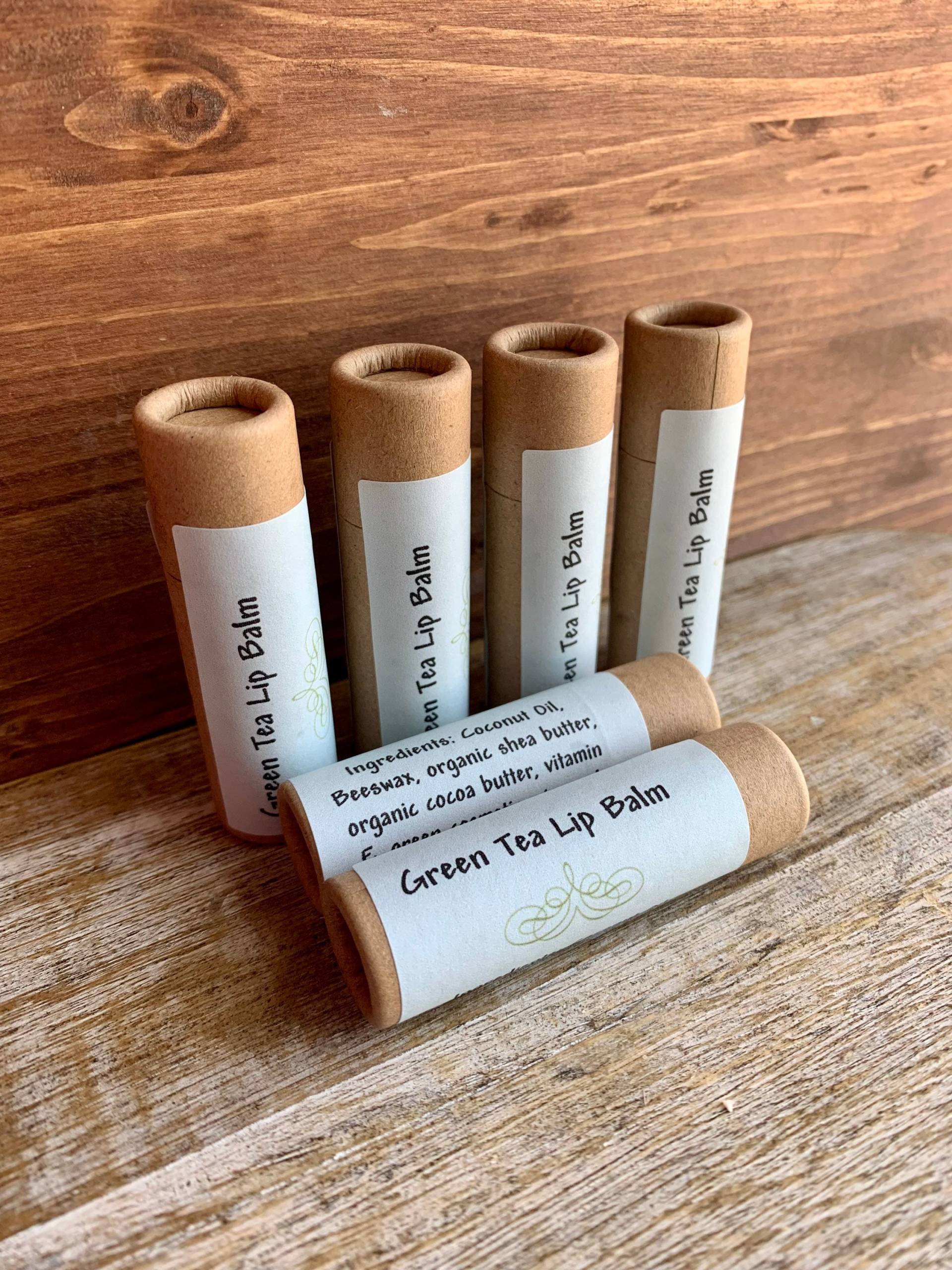 Grüner Tee Lippenbalsam Umweltfreundliche Lippenbalsame Plastikfreie Verpackung Zero Waste Chapstick Umweltfreundlicher Nachhaltiger Biologisch Grüner Tee Lippenbalsam Umweltfreundliche Lippenbalsame Plastikfreie Verpackung Zero Waste Chapstick Umweltfreundlicher Nachhaltiger Biologisch von RollinRockabilly