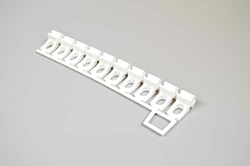 ROLLMAYER glänzend Weiß Gardinenschiene ALU 2, 3, 4, 5-läufig Deckenbefestigung (nur 10 x Ösengleiter) Aluminium Vorhangschiene für Schiebevorhang Vorhang, Gardinen von Rollmayer