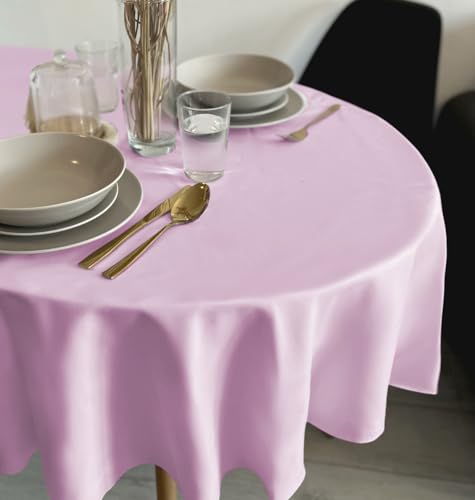 Rollmayer Tischdecke Tischtuch Tischwäsche Gastronomie Kollektion Vivid Uni einfarbig pflegeleicht waschbar 21 Farben zur Auswahl, Produkt für den täglichen Gebrauch(Pastellrosa 50, Oval 140x260cm) Rollmayer Tischdecke Tischtuch Tischwäsche Gastronomie Kollektion Vivid Uni einfarbig pflegeleicht waschbar 21 Farben zur Auswahl, Produkt für den täglichen Gebrauch(Pastellrosa 50, Oval 140x260cm) von Rollmayer