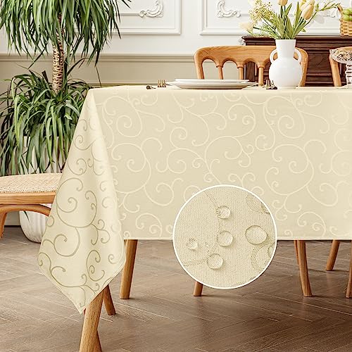 Romanstile Quadratisch Weihnachts Tischdecke 160x160 beige Damast Jacquard Ranke abwaschbar wasserabweisend Elegante Tischdecken für Weihnachten,Partys,Geburtstag,Hotel,Restaurant,Bar,Café,Biergarten Romanstile Quadratisch Weihnachts Tischdecke 160x160 beige Damast Jacquard Ranke abwaschbar wasserabweisend Elegante Tischdecken für Weihnachten,Partys,Geburtstag,Hotel,Restaurant,Bar,Café,Biergarten von Romanstile