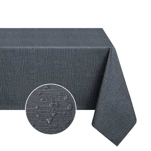 Romanstile Tischdecke Outdoor Wetterfest Mitteldecke 100x100 cm Dunkelgrau Wachstuchtischdecke Abwaschbar Tischdecken PVC 100% Wasserdicht Tischtuch für Draußen,Gartentisch,Esstisch,Party,Geburtstag Romanstile Tischdecke Outdoor Wetterfest Mitteldecke 100x100 cm Dunkelgrau Wachstuchtischdecke Abwaschbar Tischdecken PVC 100% Wasserdicht Tischtuch für Draußen,Gartentisch,Esstisch,Party,Geburtstag von Romanstile