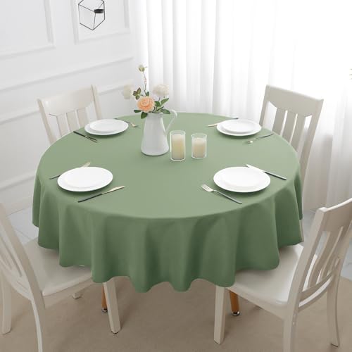 Romanstile Tischdecke rund 140 cm grün Oster und Frühing abwaschbar und wasserabweisend Tischtuch Tischwäsche Table Cloth für Party,Balkon,Esszimmer,Garten,Outdoor,Draußen Romanstile Tischdecke rund 140 cm grün Oster und Frühing abwaschbar und wasserabweisend Tischtuch Tischwäsche Table Cloth für Party,Balkon,Esszimmer,Garten,Outdoor,Draußen von Romanstile