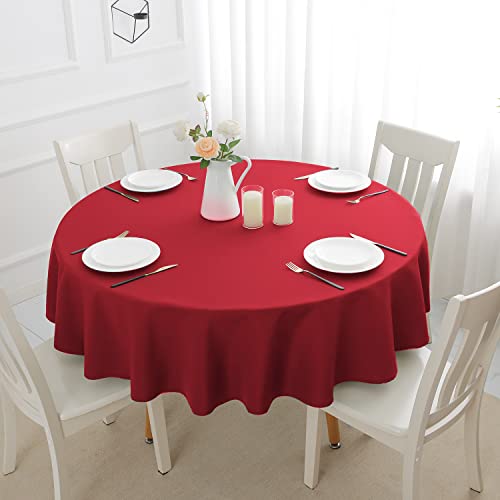 Romanstile Tischdecke rund Weihnachten rot 200 cm abwaschbar groß Tischtuch für Familienessen,Feier oder Dinnerpartys,Hochzeiten,Gartenpartys,Konferenzen und Tagungen,Buffets,Cafe,Hotel,Restaurant Romanstile Tischdecke rund Weihnachten rot 200 cm abwaschbar groß Tischtuch für Familienessen,Feier oder Dinnerpartys,Hochzeiten,Gartenpartys,Konferenzen und Tagungen,Buffets,Cafe,Hotel,Restaurant von Romanstile