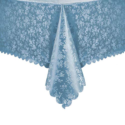 Romanstile Wachstischdecke Tischdecke 140x240 abwaschbar Türkis Blau 350GSM,Outdoor Plastik Tischtuch wasserdicht Dekoration für Garten,Party,Esstisch,Sommer,Frühling,Pink,Camping,Draußen,Outdoor Romanstile Wachstischdecke Tischdecke 140x240 abwaschbar Türkis Blau 350GSM,Outdoor Plastik Tischtuch wasserdicht Dekoration für Garten,Party,Esstisch,Sommer,Frühling,Pink,Camping,Draußen,Outdoor von Romanstile