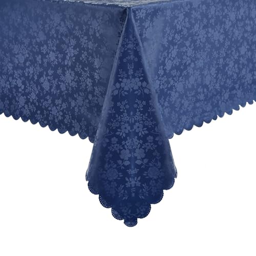 Romanstile Wachstischdecke Tischdecke blau 140x240 abwaschbar 350GSM,Outdoor Plastik Tischtuch wasserdicht Dekoration für Garten,Party,Esstisch,Sommer,Frühling,Pink,Camping,Draußen,Outdoor Romanstile Wachstischdecke Tischdecke blau 140x240 abwaschbar 350GSM,Outdoor Plastik Tischtuch wasserdicht Dekoration für Garten,Party,Esstisch,Sommer,Frühling,Pink,Camping,Draußen,Outdoor von Romanstile