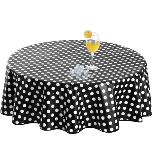 Romanstile Wachstuch Tischdecke Outdoor Wetterfest rund 100cm Schwarz,PVC Tischdecke,Wachstuchtischdecke 100% wasserdicht,Restaurant,Garten,Terrasse,Esstisch,Balkon,Party,Geburtstag,Kinder,Spielzimmer Romanstile Wachstuch Tischdecke Outdoor Wetterfest rund 100cm Schwarz,PVC Tischdecke,Wachstuchtischdecke 100% wasserdicht,Restaurant,Garten,Terrasse,Esstisch,Balkon,Party,Geburtstag,Kinder,Spielzimmer von Romanstile