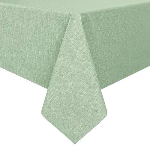 Romanstile Wachstuchtischdecke 100x140 cm Outdoor Grün Tischdecke Leinenoptik PVC Tischdecken Wasserdicht Gartentischdecke wetterfest für Geburtstag,Party,Frühling,Sommer.Ostern,Picknicks und Camping Romanstile Wachstuchtischdecke 100x140 cm Outdoor Grün Tischdecke Leinenoptik PVC Tischdecken Wasserdicht Gartentischdecke wetterfest für Geburtstag,Party,Frühling,Sommer.Ostern,Picknicks und Camping von Romanstile
