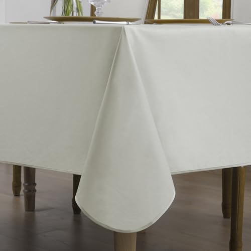 Romanstile Wachstuchtischdecke Outdoor 140x180 eckig mit Saum Leinenoptik PVC Tischdecken Wasserdicht Gartentischdecke wetterfest Table Cloth für Geburtstag,Party,Hochzeiten,Weihnachten,Elfenbeinweiß Romanstile Wachstuchtischdecke Outdoor 140x180 eckig mit Saum Leinenoptik PVC Tischdecken Wasserdicht Gartentischdecke wetterfest Table Cloth für Geburtstag,Party,Hochzeiten,Weihnachten,Elfenbeinweiß von Romanstile