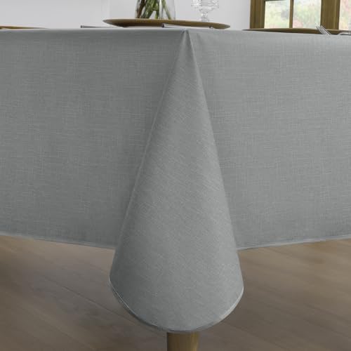 Romanstile Wachstuchtischdecke grau 100x140 eckig mit Saum Outdoor Tischdecke Leinenoptik PVC Tischdecken Wasserdicht Gartentischdecke wetterfest für Geburtstag,Party,Sommer,Grill,Picknick und Camping Romanstile Wachstuchtischdecke grau 100x140 eckig mit Saum Outdoor Tischdecke Leinenoptik PVC Tischdecken Wasserdicht Gartentischdecke wetterfest für Geburtstag,Party,Sommer,Grill,Picknick und Camping von Romanstile