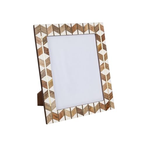 Romimex Bilderrahmen Braun Beige Holz Harz 20 x 25 x 1 cm Romimex Bilderrahmen Braun Beige Holz Harz 20 x 25 x 1 cm von Romimex