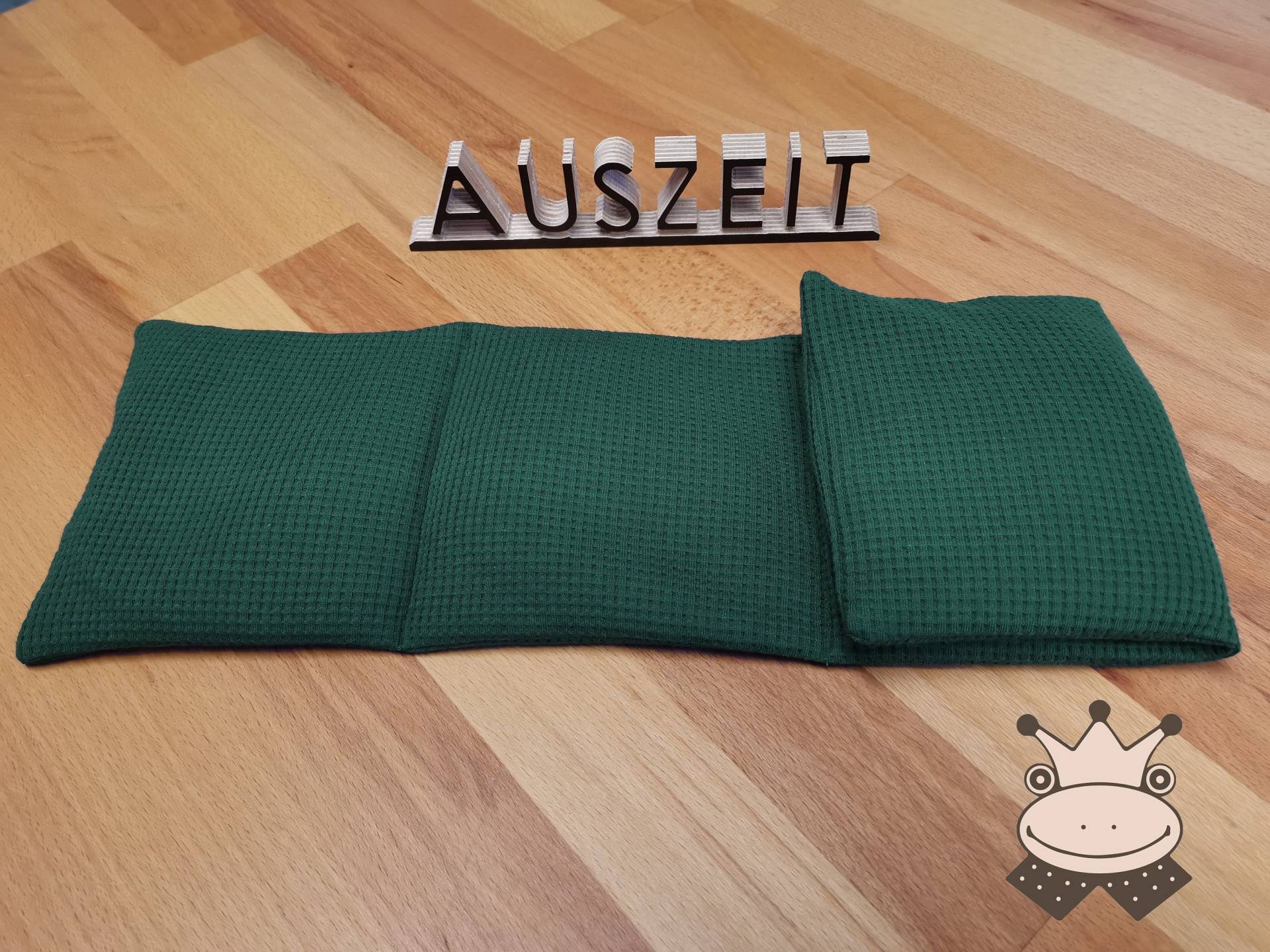 Waffel Piqué Wellness-Kissen L Dunkelgrün, Petrol Stich Mit Rapssamen 4 Kammern Waffel Piqué Wellness-Kissen L Dunkelgrün, Petrol Stich Mit Rapssamen 4 Kammern von RomyCharlott
