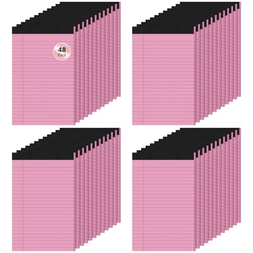 Notizblöcke, 12,7 x 20,3 cm, rosa Notizblöcke, liniert, 12,7 x 20,3 cm, kleines Notizbuch, Papier-Schreibblöcke, 30 Blatt pro rosa Papier, rosa Notizblöcke, 12,7 x 20,3 cm, für Zuhause, Büro Notizblöcke, 12,7 x 20,3 cm, rosa Notizblöcke, liniert, 12,7 x 20,3 cm, kleines Notizbuch, Papier-Schreibblöcke, 30 Blatt pro rosa Papier, rosa Notizblöcke, 12,7 x 20,3 cm, für Zuhause, Büro von Roneky