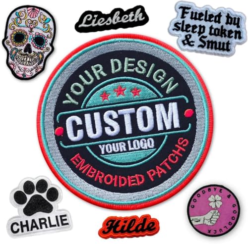 Personalisierbare bestickte Patches mit Logo für Kleidung, Rucksäcke, Jacken, Iron On Patches zum Aufnähen Personalisierbare bestickte Patches mit Logo für Kleidung, Rucksäcke, Jacken, Iron On Patches zum Aufnähen von Ronglin Custom