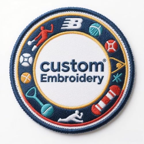 Personalisierte bestickte Aufnäher auf Bestellung ohne Bügeln, für Uniformen, Teams, Unternehmen, Kappen und Werbegeschenke Personalisierte bestickte Aufnäher auf Bestellung ohne Bügeln, für Uniformen, Teams, Unternehmen, Kappen und Werbegeschenke von Ronglin Custom