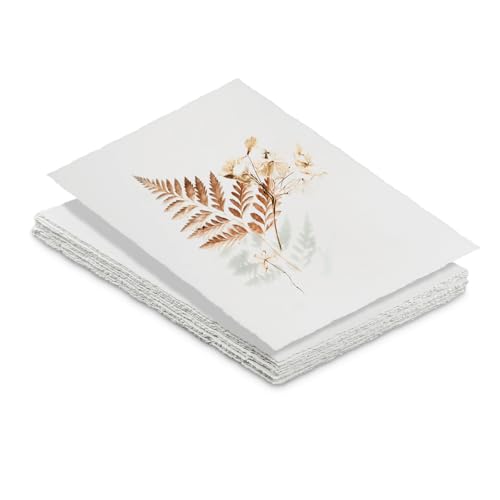 Rongxze 20 Blätter Aquarellpapier Strukturpapier, 300GSM Büttenpapier Handgeschöpftes Papier Samenpapierkarten für Einladungen, Grußkarten, Skizzenschreiben (28×19 cm) Rongxze 20 Blätter Aquarellpapier Strukturpapier, 300GSM Büttenpapier Handgeschöpftes Papier Samenpapierkarten für Einladungen, Grußkarten, Skizzenschreiben (28×19 cm) von Rongxze