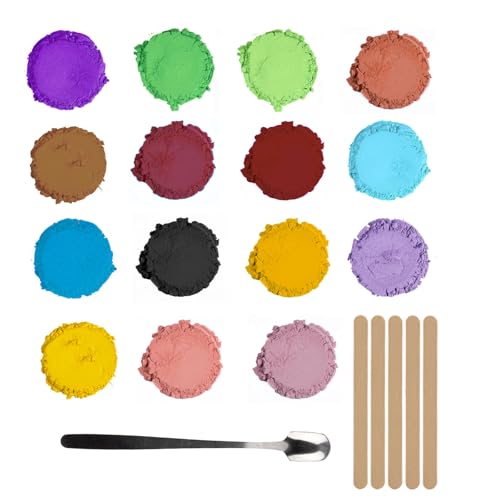 Ronoza 15 Farbe für Gießpulver 3g, Farbpigmente für Gießpulver, Mica Powder, Epoxidharz Farbe für Diy Kunstharz Gießharz, Kerze, Badebombe, Seife, kosmetischer, Lidschatten, Nagellack, Schleim Ronoza 15 Farbe für Gießpulver 3g, Farbpigmente für Gießpulver, Mica Powder, Epoxidharz Farbe für Diy Kunstharz Gießharz, Kerze, Badebombe, Seife, kosmetischer, Lidschatten, Nagellack, Schleim von Ronoza