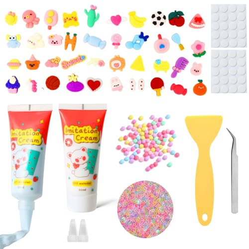 Ronoza 40 Stück Slime Charms Sortiert mit 2 Cremefarbene, Kawaii Charms, Kawaii Deko, Cute Charms, Kawaii Accessoires mit Pinzette, Für DIY Craft Making Scrapbooking, Handyhülle, Schmuckherstellung Ronoza 40 Stück Slime Charms Sortiert mit 2 Cremefarbene, Kawaii Charms, Kawaii Deko, Cute Charms, Kawaii Accessoires mit Pinzette, Für DIY Craft Making Scrapbooking, Handyhülle, Schmuckherstellung von Ronoza