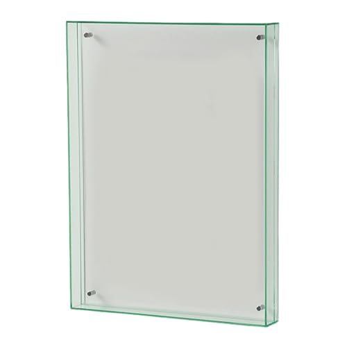 Ronyme 6 cm x 9 cm schwebender Bilderrahmen, Schreibtisch-Dekoration, vertikale -Tisch-Fotorahmen, Leuchtendes Grün von Ronyme