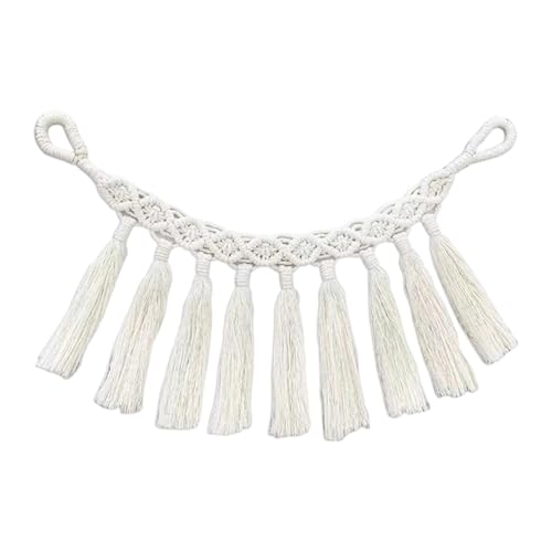 Ronyme Boho Makramee Vorhang Raffhalter Drapery Holdback Eleganter handgewebter Raffhalter Bohemian Vorhang Seil Krawatte für Cabana Wohnzimmer Ronyme Boho Makramee Vorhang Raffhalter Drapery Holdback Eleganter handgewebter Raffhalter Bohemian Vorhang Seil Krawatte für Cabana Wohnzimmer von Ronyme