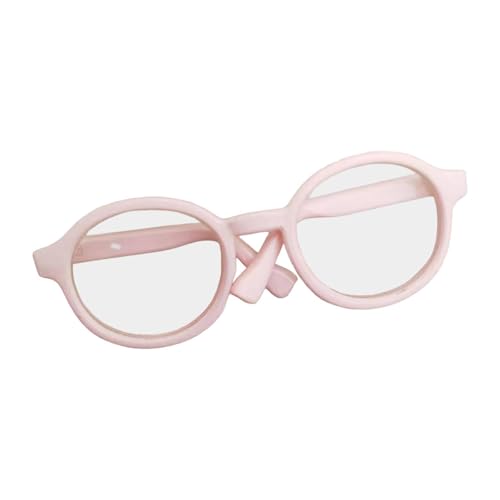 Ronyme Kleine Puppenbrille, Figuren, Puppenbrille, Dekoration, süßes Geburtstagsgeschenk, Brille, Puppe, Anziehbrille für Haustierkostüm, ROSA Ronyme Kleine Puppenbrille, Figuren, Puppenbrille, Dekoration, süßes Geburtstagsgeschenk, Brille, Puppe, Anziehbrille für Haustierkostüm, ROSA von Ronyme