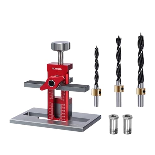 Ronyme Schrankbeschläge-Vorrichtungswerkzeug, Installationspositionierungswerkzeug, tragbar, mit Stützarm und Klemme für die Heimwerkerarbeit im, mit 3 Drill von Ronyme