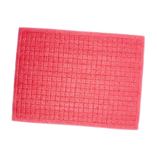 Ronyme Werkzeugkasten-Schaumstoff-Organizer-Blatt, Schaumstoffeinlagen für Koffer, Polstereinlage für Lagerschubladen, Schwarz Rot 2.5cm von Ronyme