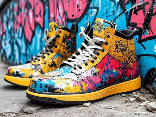 Diamond Painting Set für Erwachsen, 5D Diamond Painting Graffiti Schuhe Diamant Painting Bilder Kinder, DIY Diamond Painting Bastelset für Wohnzimmer Wanddeko, Weihnachten Geschenk 40x30cm R-10540 Diamond Painting Set für Erwachsen, 5D Diamond Painting Graffiti Schuhe Diamant Painting Bilder Kinder, DIY Diamond Painting Bastelset für Wohnzimmer Wanddeko, Weihnachten Geschenk 40x30cm R-10540 von Roogsoo