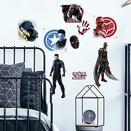 RoomMates RMK4701SCS Falcon und der Wintersoldat Abzieh-Aufkleber, Rot, Blau, Schwarz RoomMates RMK4701SCS Falcon und der Wintersoldat Abzieh-Aufkleber, Rot, Blau, Schwarz von RoomMates