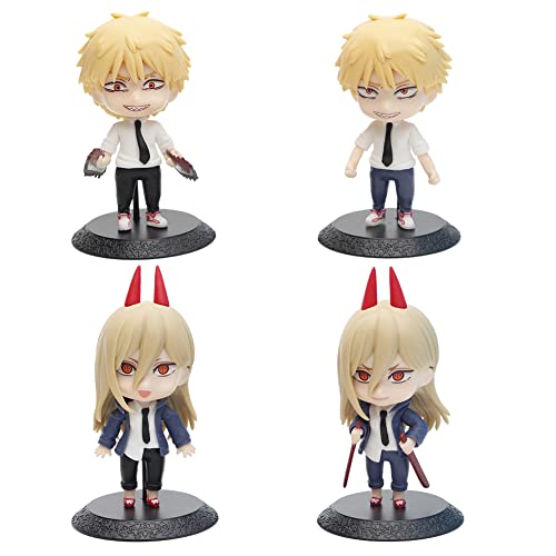Ropniik Anime ation Figures,Chainsaw Figures Set, 4 Stück Chainsaw Kuchendeckel, Cupcake Figuren Cake Topper für Kinder Baby Party Dekoration, Party Kuchen Dekoration Lieferungen Ropniik Anime ation Figures,Chainsaw Figures Set, 4 Stück Chainsaw Kuchendeckel, Cupcake Figuren Cake Topper für Kinder Baby Party Dekoration, Party Kuchen Dekoration Lieferungen von Ropniik
