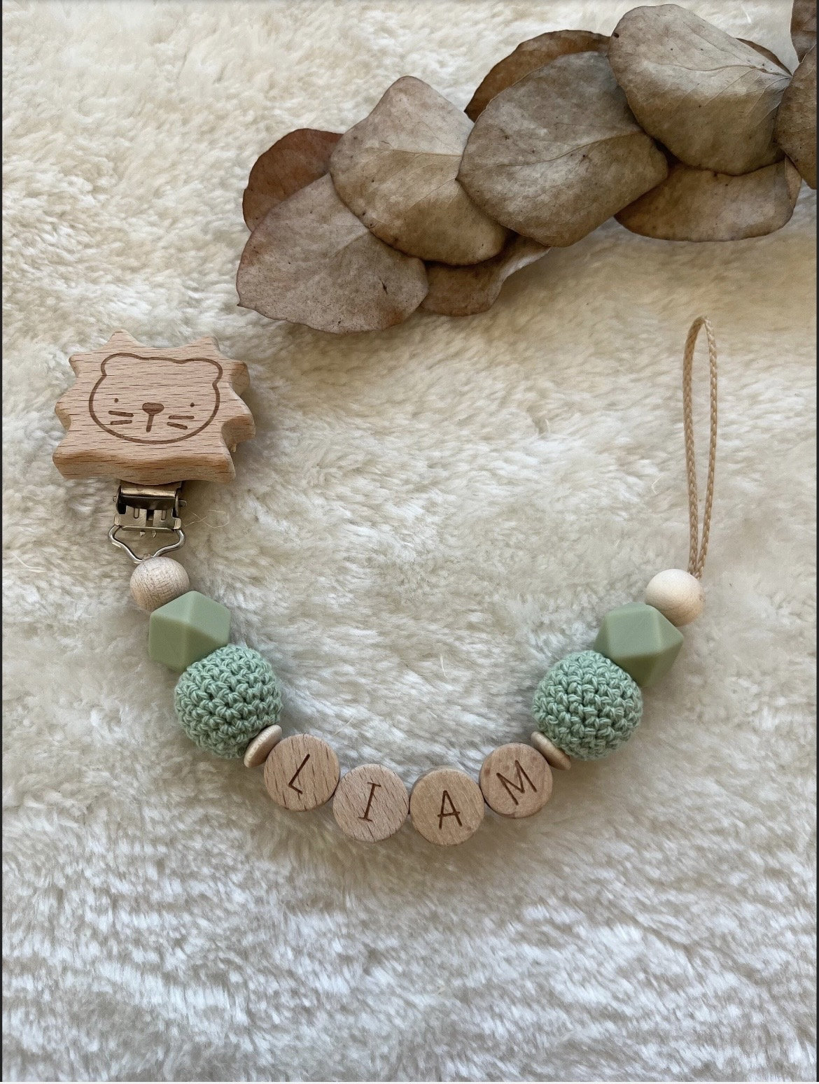 Schnullerkette|Schnullerkette Mit Name|Schnullerkette Junge|Schnullerkette Personalisiert Grün| Nuggikette Mint Schnullerkette|Schnullerkette Mit Name|Schnullerkette Junge|Schnullerkette Personalisiert Grün| Nuggikette Mint von RosaRotDE