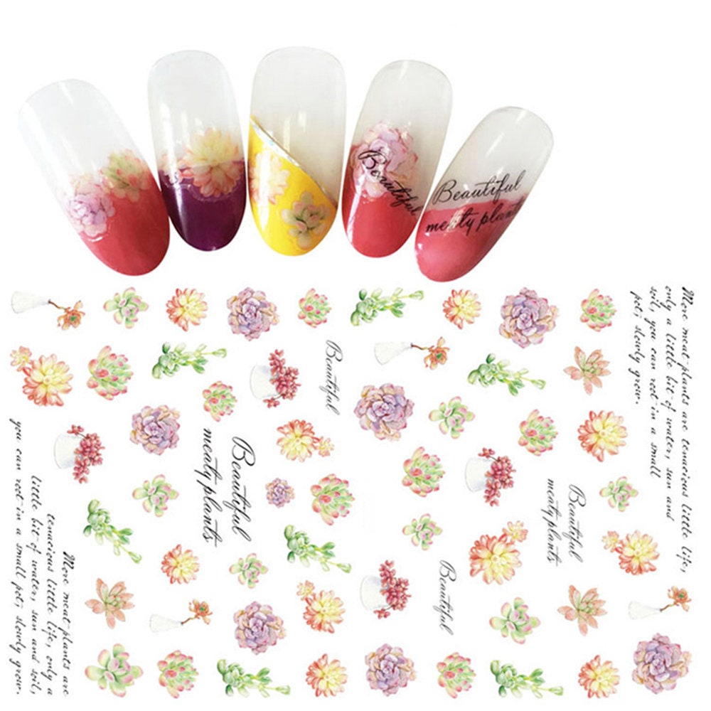 Nail Art Aufkleber " Blumen Decal." von RoseBudsDesignGoods