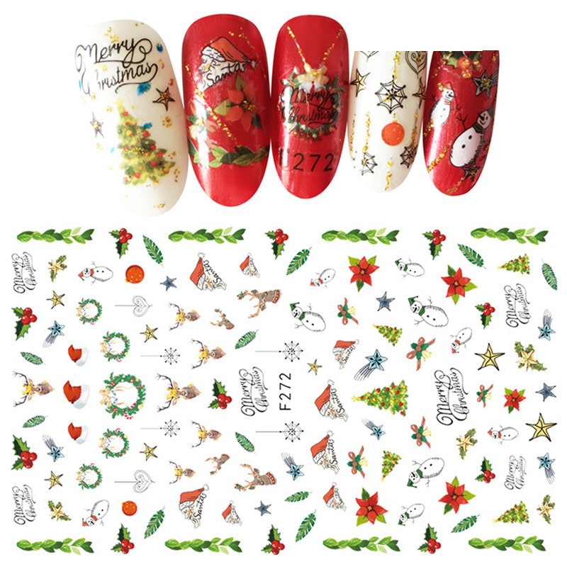 "Selbstklebende Nagelaufkleber ""Weihnachtsthema""." von RoseBudsDesignGoods