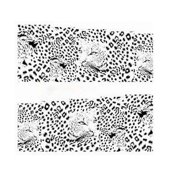 Wassertransfer Nail " Leopard Aufkleber von RoseBudsDesignGoods